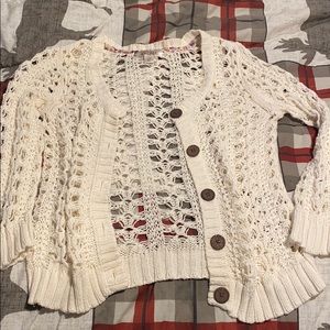 3/4 sleeve knit cardigan